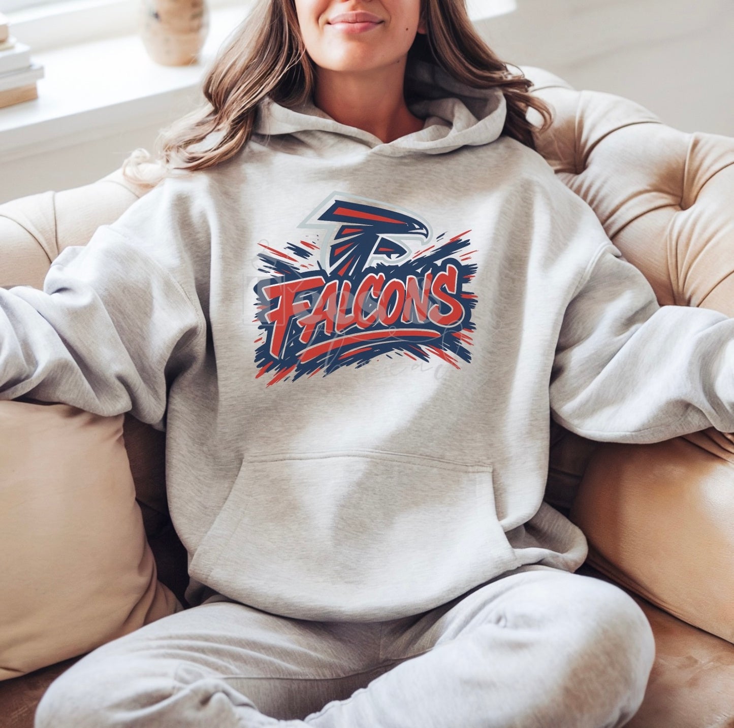 Falcons Graffiti Style Hoodie