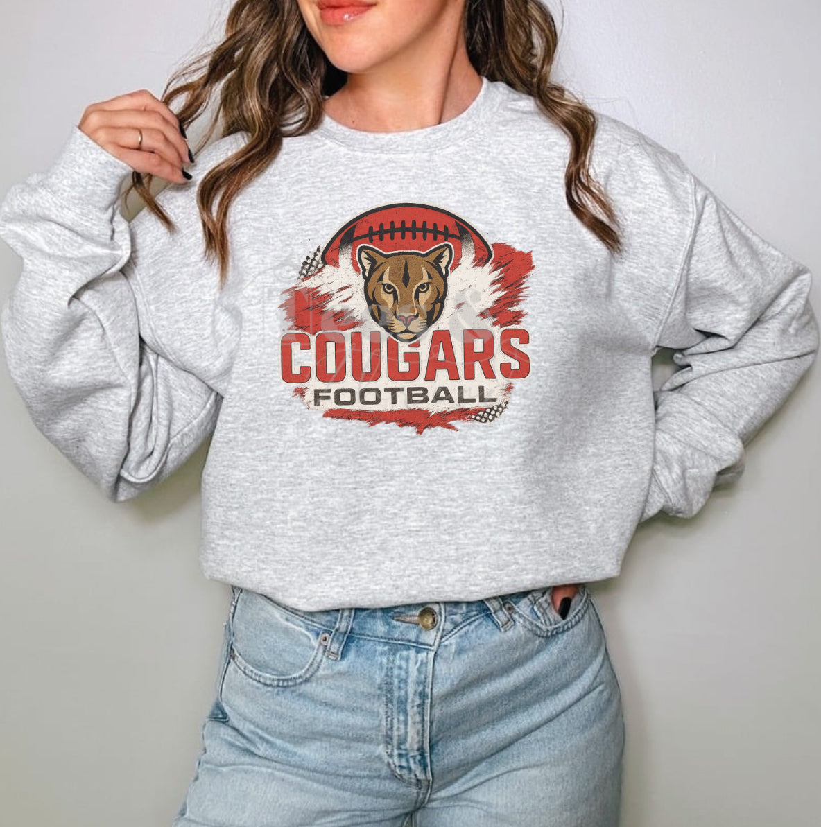Cougars Football Spirit Tee & Crewneck
