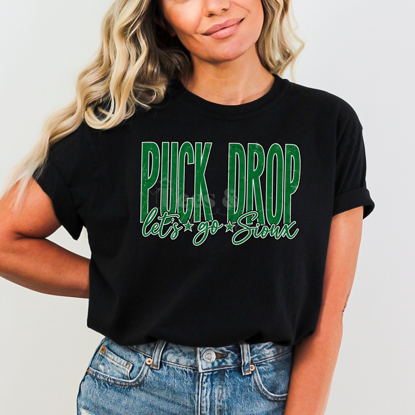 Puck Drop Sioux Tee