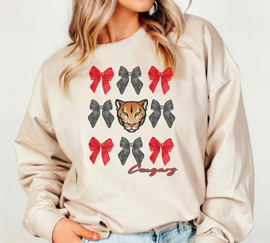 Cougars Coquette Bows