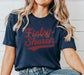 Finley-Sharon Retro Script Tee & Crew