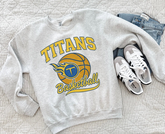 Retro Titans Basketball Crewneck