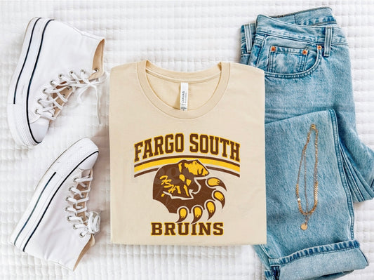 Fargo South Bruins Fan Favorite Tee & Crew
