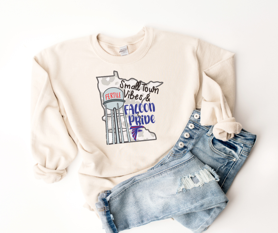 Small Town Vibes Crewneck