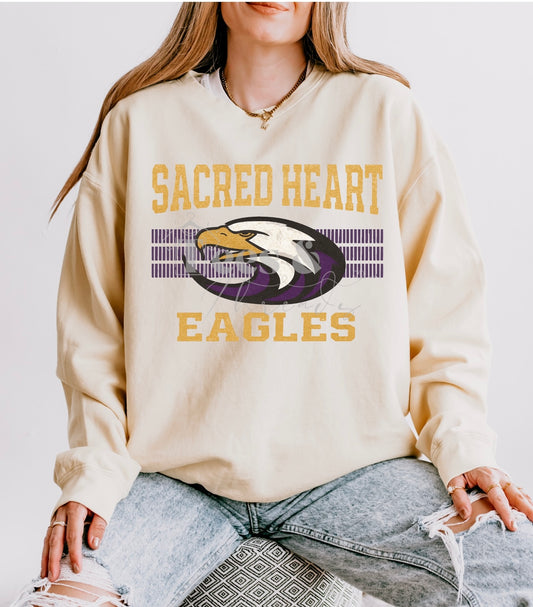Sacred Heart Eagles Vintage Crewneck