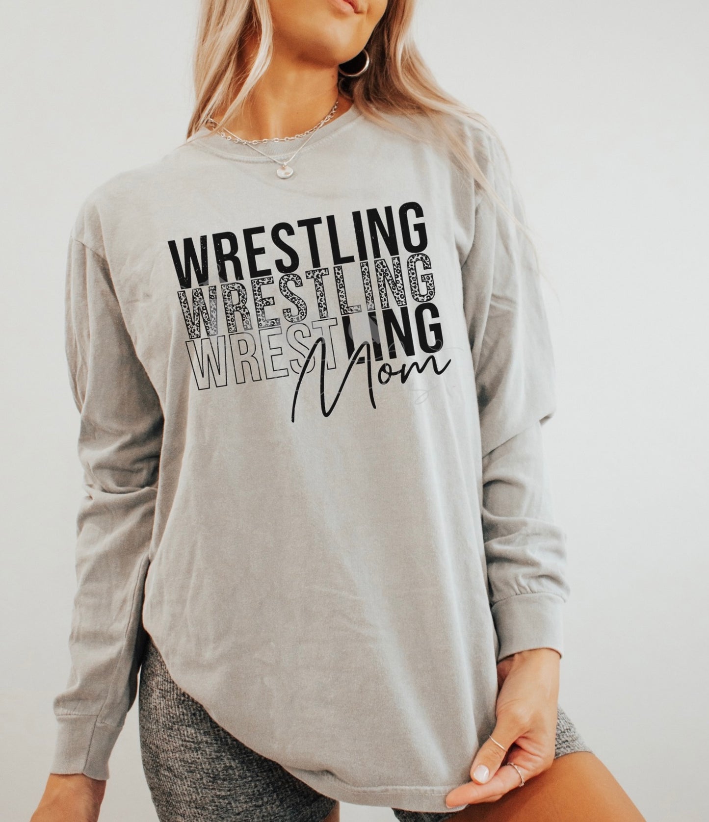 Wrestling Mom Long Sleeve Top | Game Day Style