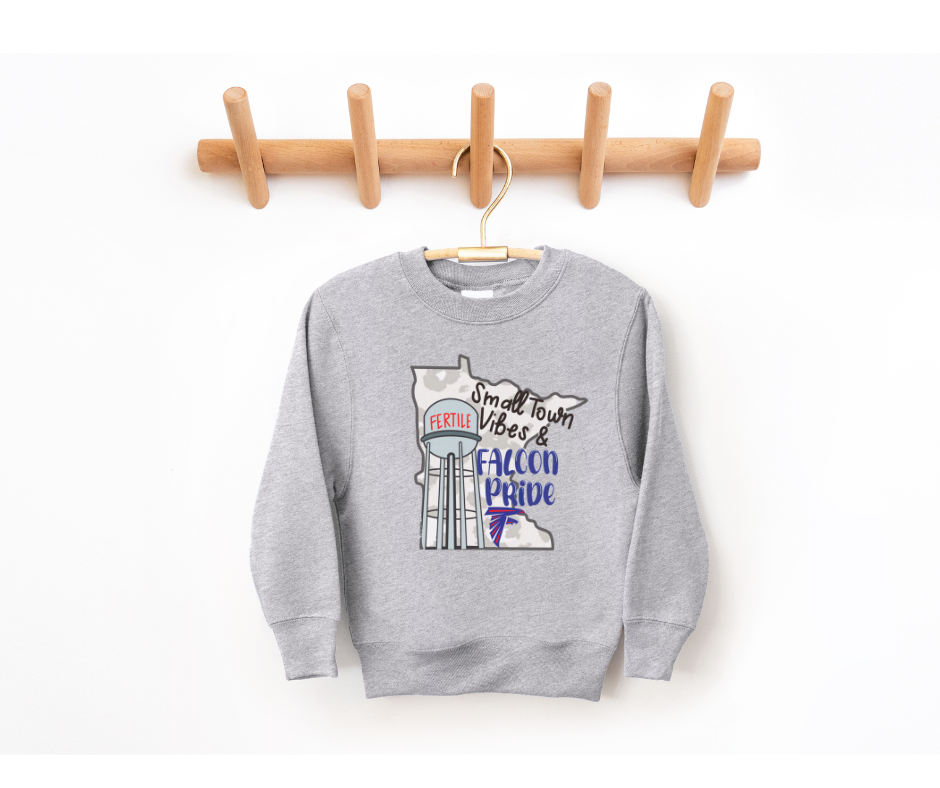 Youth Small Town Vibes Crewneck