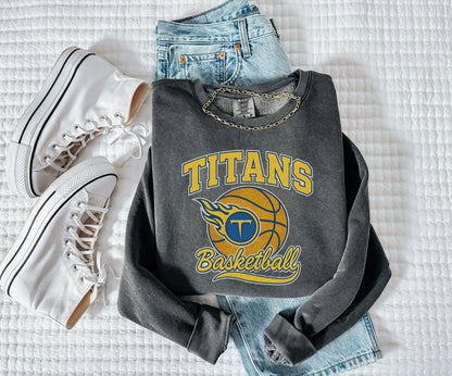 Retro Titans Basketball Crewneck