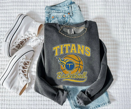 Retro Titans Basketball Crewneck