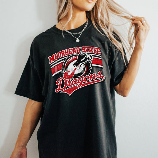 Moorhead State Dragons Vintage Retro T-Shirt