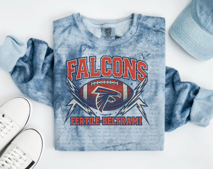 Fertile-Beltrami Falcons Retro Lightning Crewneck