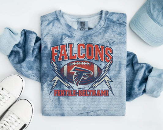 Fertile-Beltrami Falcons Retro Lightning Crewneck