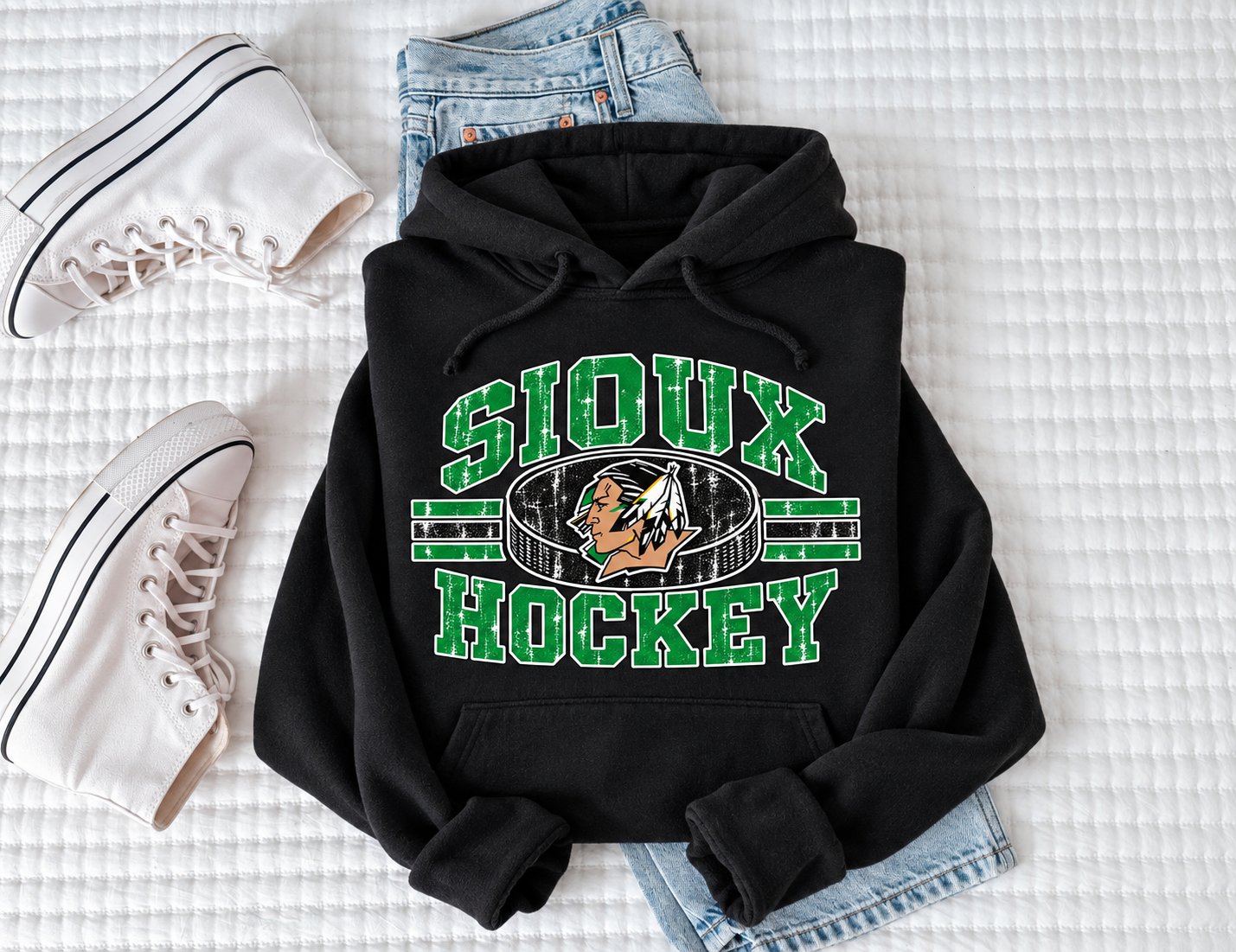 Sioux Hockey Vintage Rinkside Hoodie