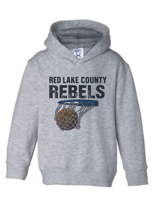 Throwback Rebels Basketball Crew | Retro Net Graphic