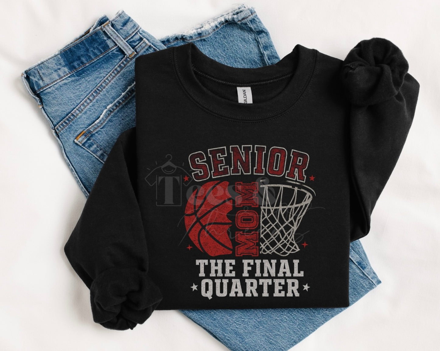 The Final Quarter – Senior Mom Basketball Sweatshirt