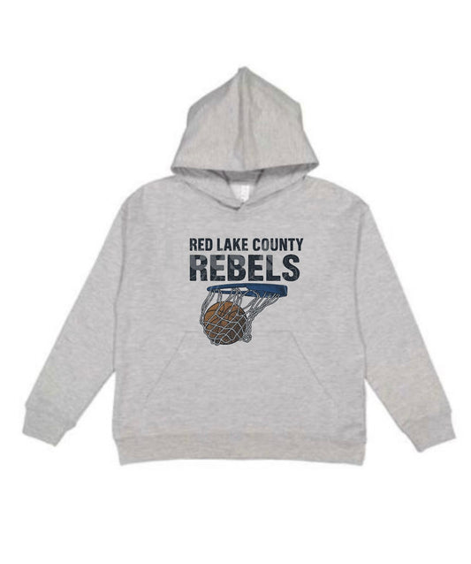 Throwback Rebels Basketball Crew | Retro Net Graphic