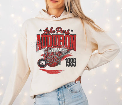 LPA Raiders Basketball Sweatshirt | Retro Red + Black Edition