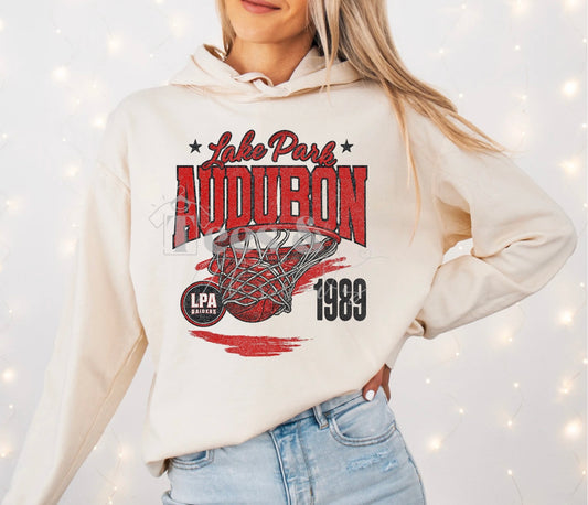 LPA Raiders Basketball Sweatshirt | Retro Red + Black Edition