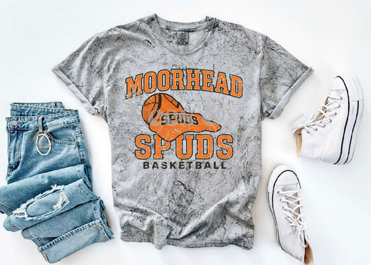 Moorhead Spuds Basketball Tee & Crewneck
