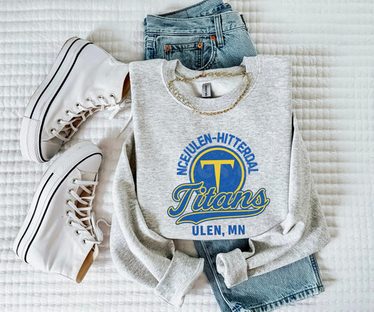 Titans Retro Circle Crewneck