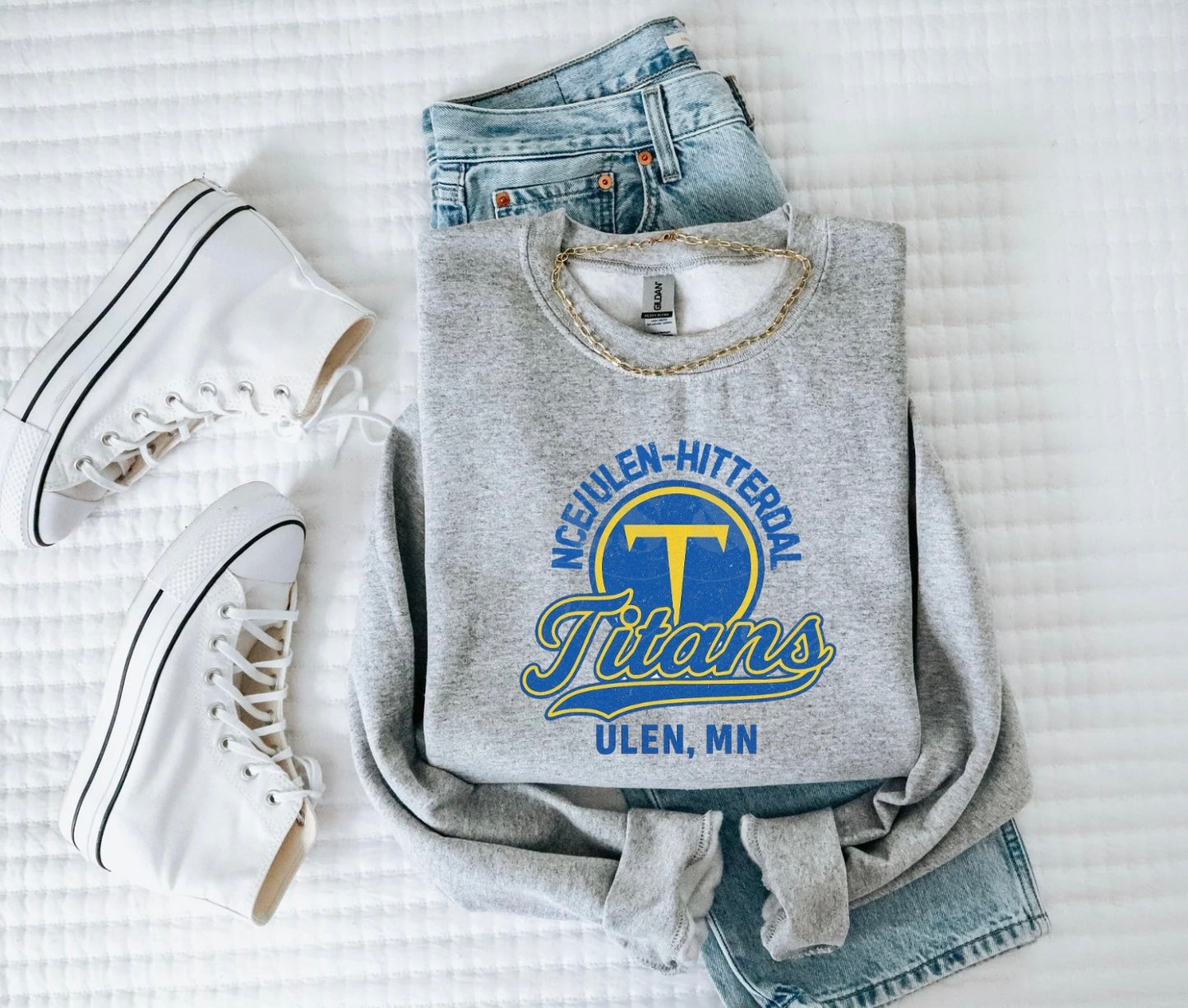 Titans Retro Circle Crewneck