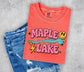 Maple Lake Retro Smiley Tee