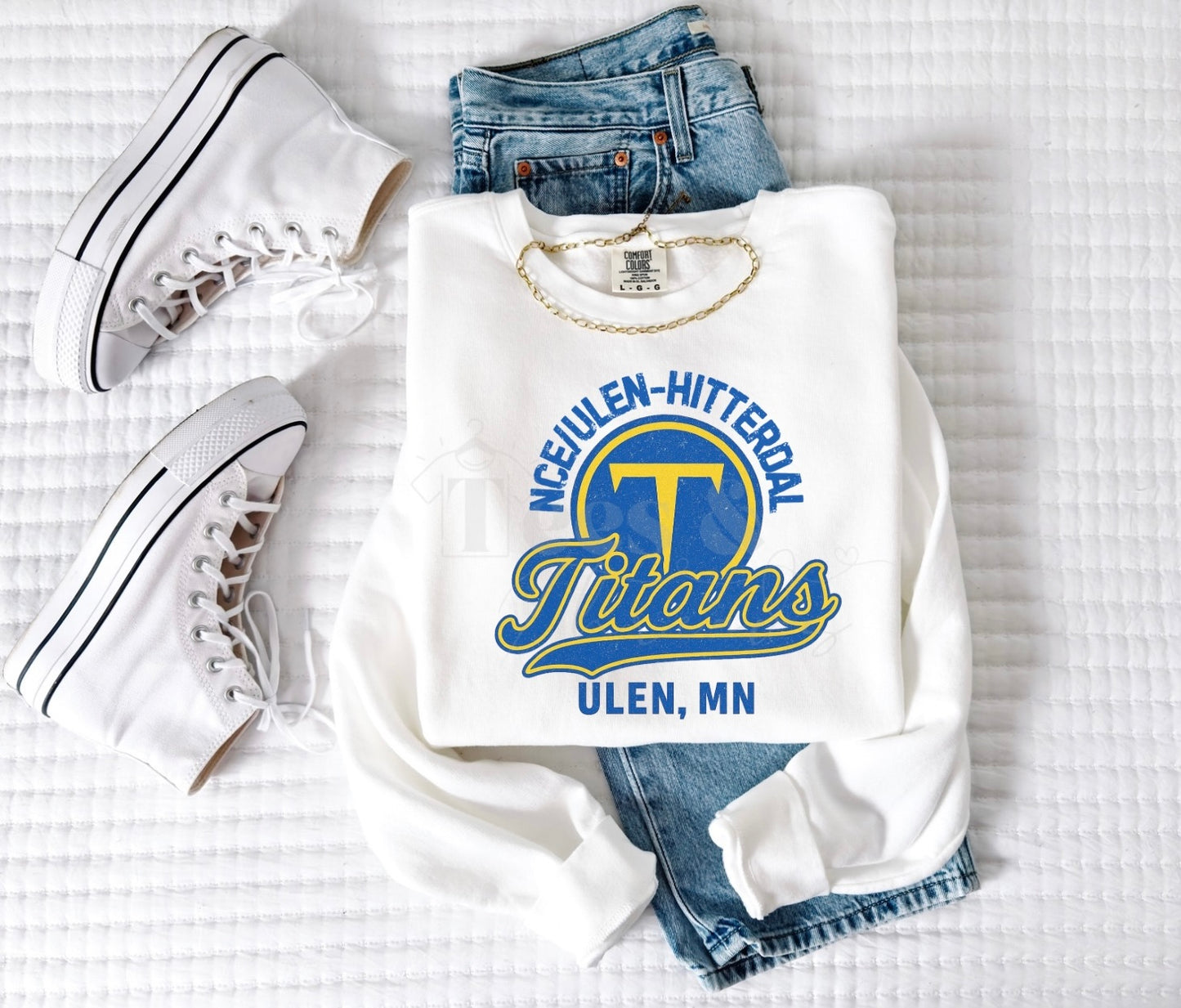 Titans Retro Circle Crewneck