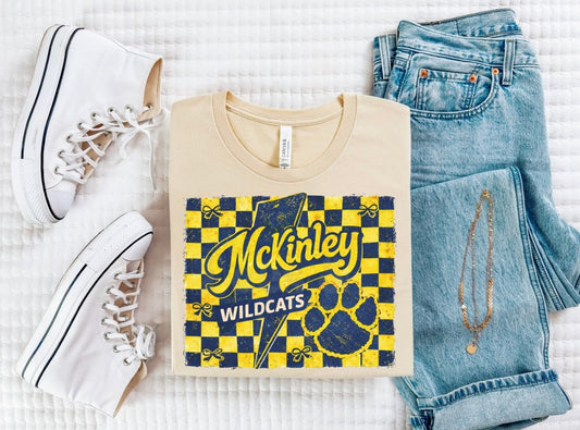 Wildcats Retro Checker Crew