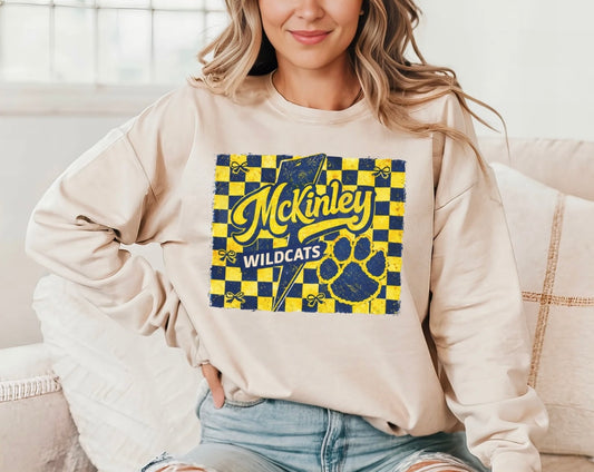 Wildcats Retro Checker Crew