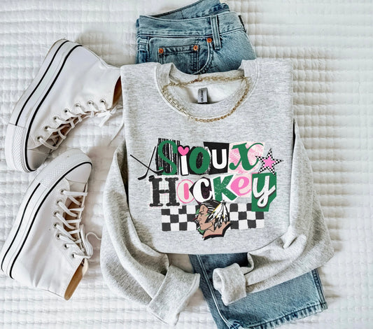 Sioux Hockey Retro Checkered Apparel
