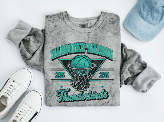 Thunderbirds Vintage Hoops Crew