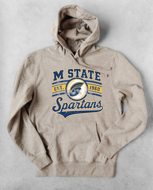 M State Spartans Vintage Baseball Spiritwear