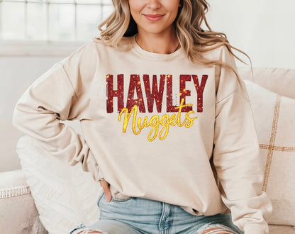 Hawley Nuggets Sparkle Crewneck