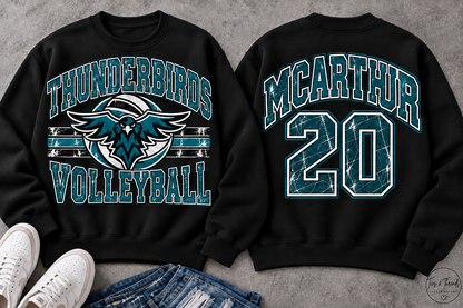 Thunderbirds Volleyball personalized