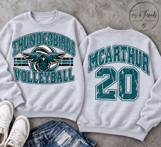 Thunderbirds Volleyball personalized