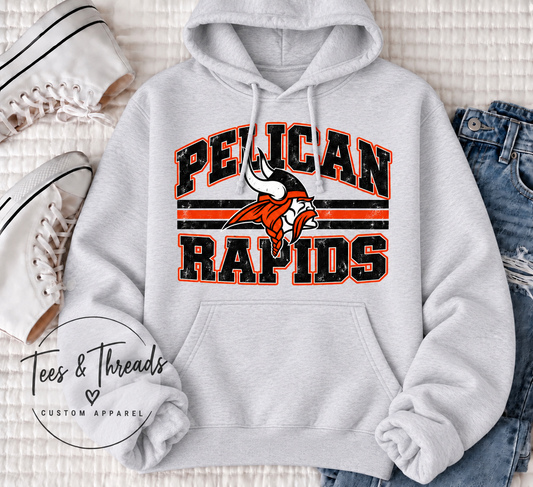 Pelican Rapids Vikings Vintage Spirit Hoodie