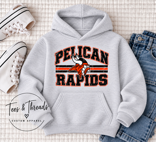 Pelican Rapids Vikings Vintage Spirit Hoodie