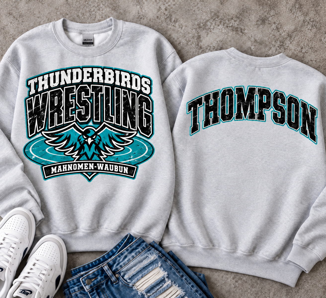Thunderbirds Wrestling – Mat Pride Crewneck