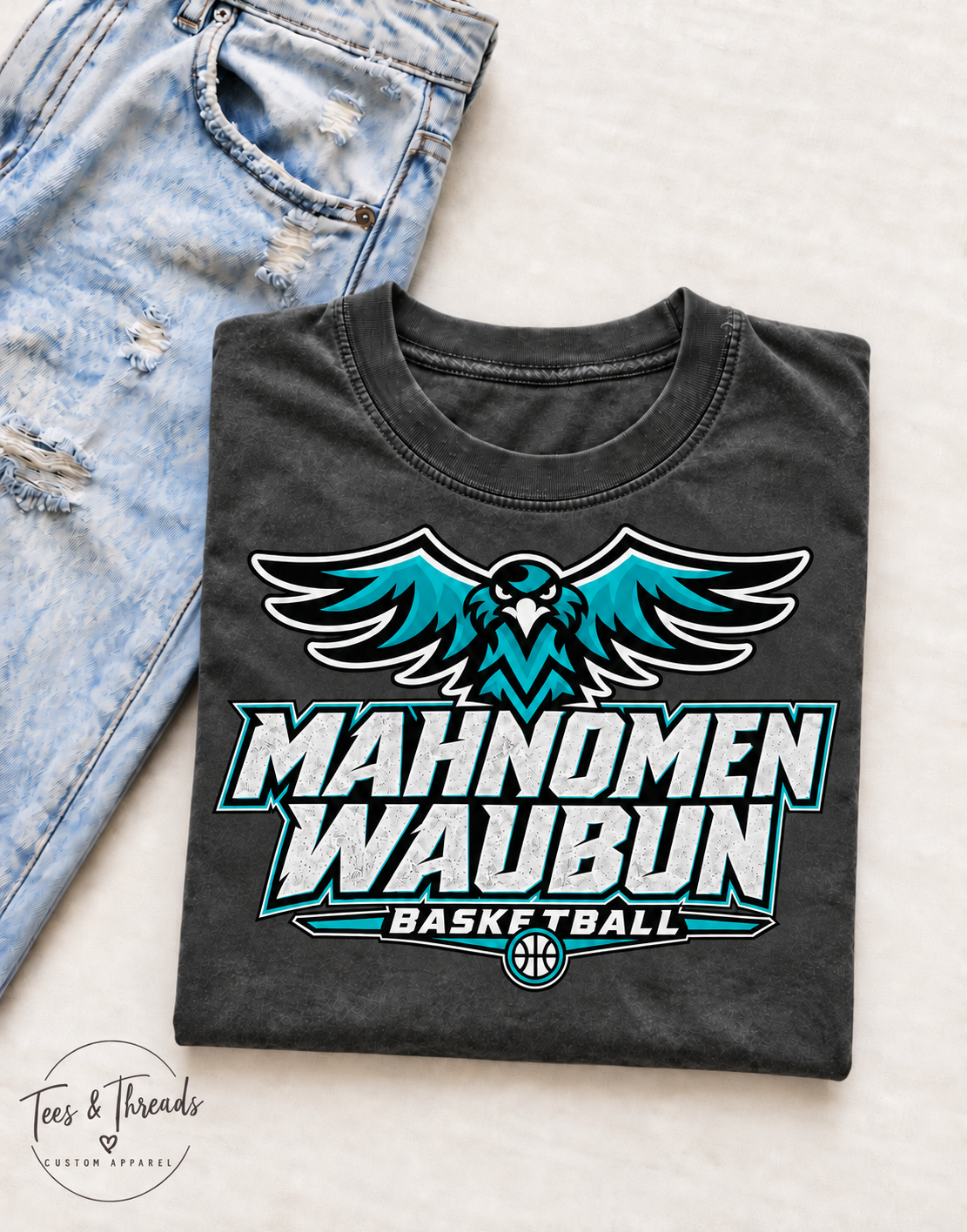 Mahnomen–Waubun Full Court Basketball Tee