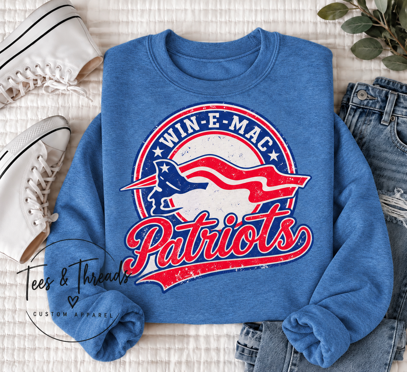 Win-E-Mac Patriots Heritage Crewneck