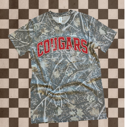 Cougars Game Day Camo Tee