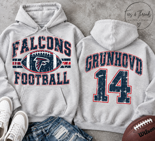 Falcons Friday Night Lights Personalized Hoodie
