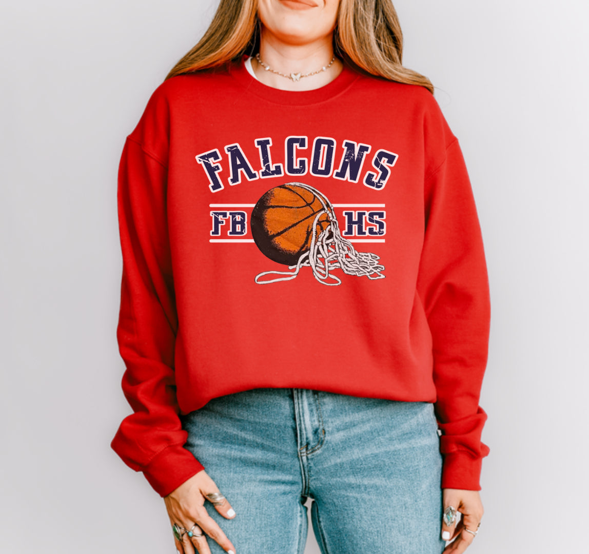 Retro Falcon Basketball