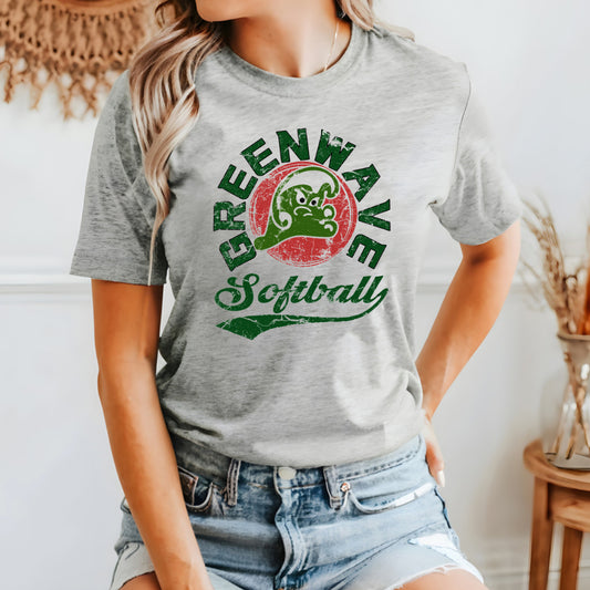 Greenwave Softball Retro