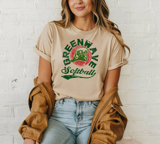 Greenwave Softball Retro