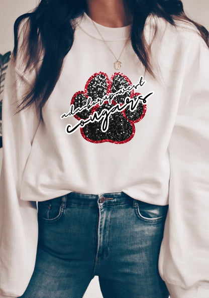 Cougar Paw Faux Sequin