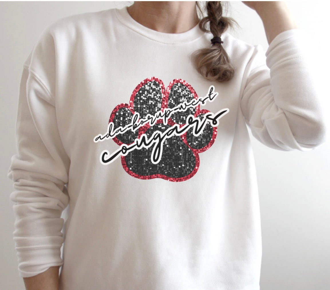 Cougar Paw Faux Sequin